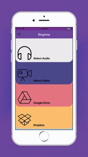 Скриншот Ringtones Cutter For IPhone на iPhone 1