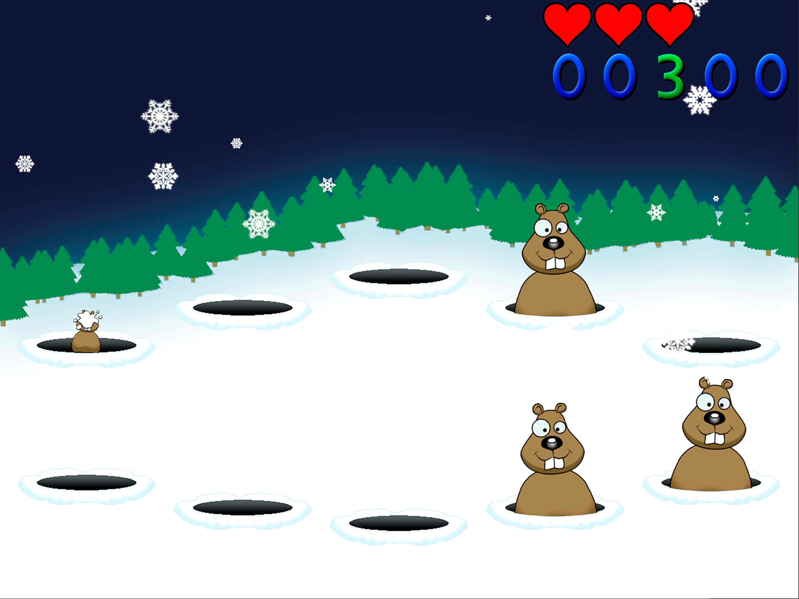 Snowball Hamster Fight Xmas