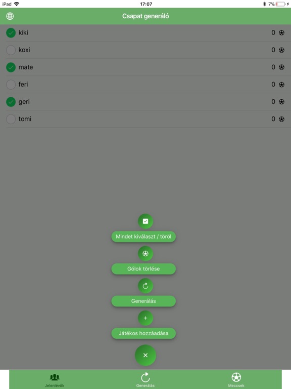 Screenshot #5 pour Csapat generáló