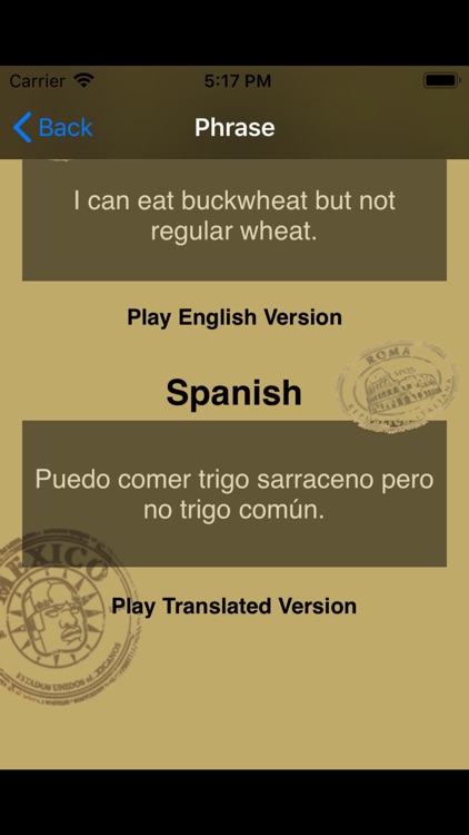 Food Allergies - Spanish screenshot-3
