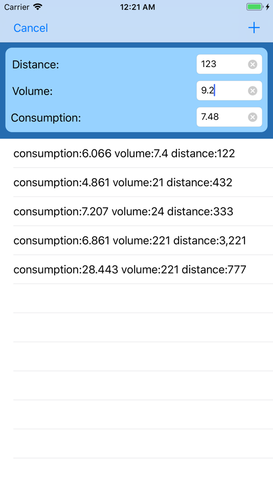 Fuel Usage Calculator (iOS) 来自: Pawel Mitek Fuel Usage Calculator (iOS) 来自: Pawel Mitek