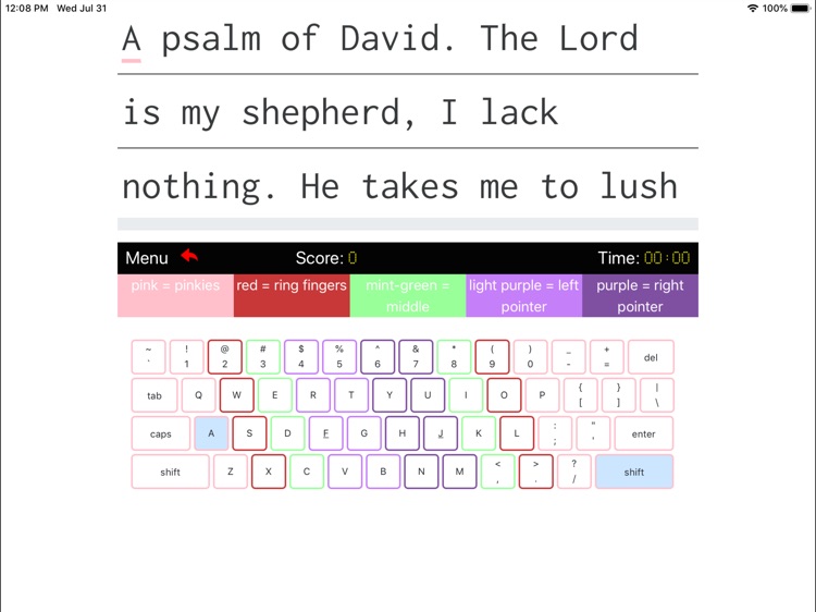 Type the Bible