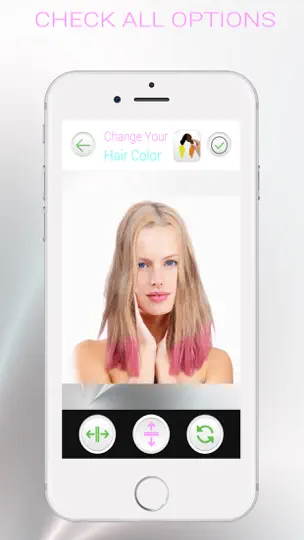 Screenshot von Ändern Sie Die Haarfarbe auf dem iPhone 5