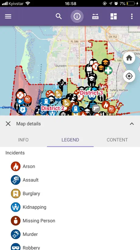City Map Clearwater