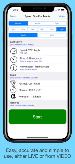 Game screenshot Speed Gun For Tennis apk