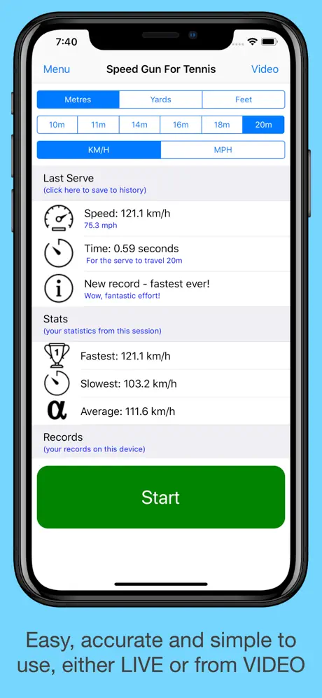 Speed Gun For Tennis
