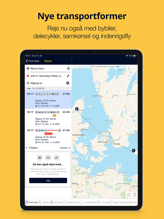 Screenshot #6 pour Rejseplanen