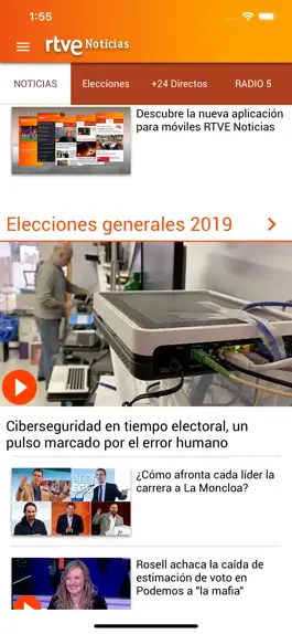 Game screenshot RTVE Noticias mod apk