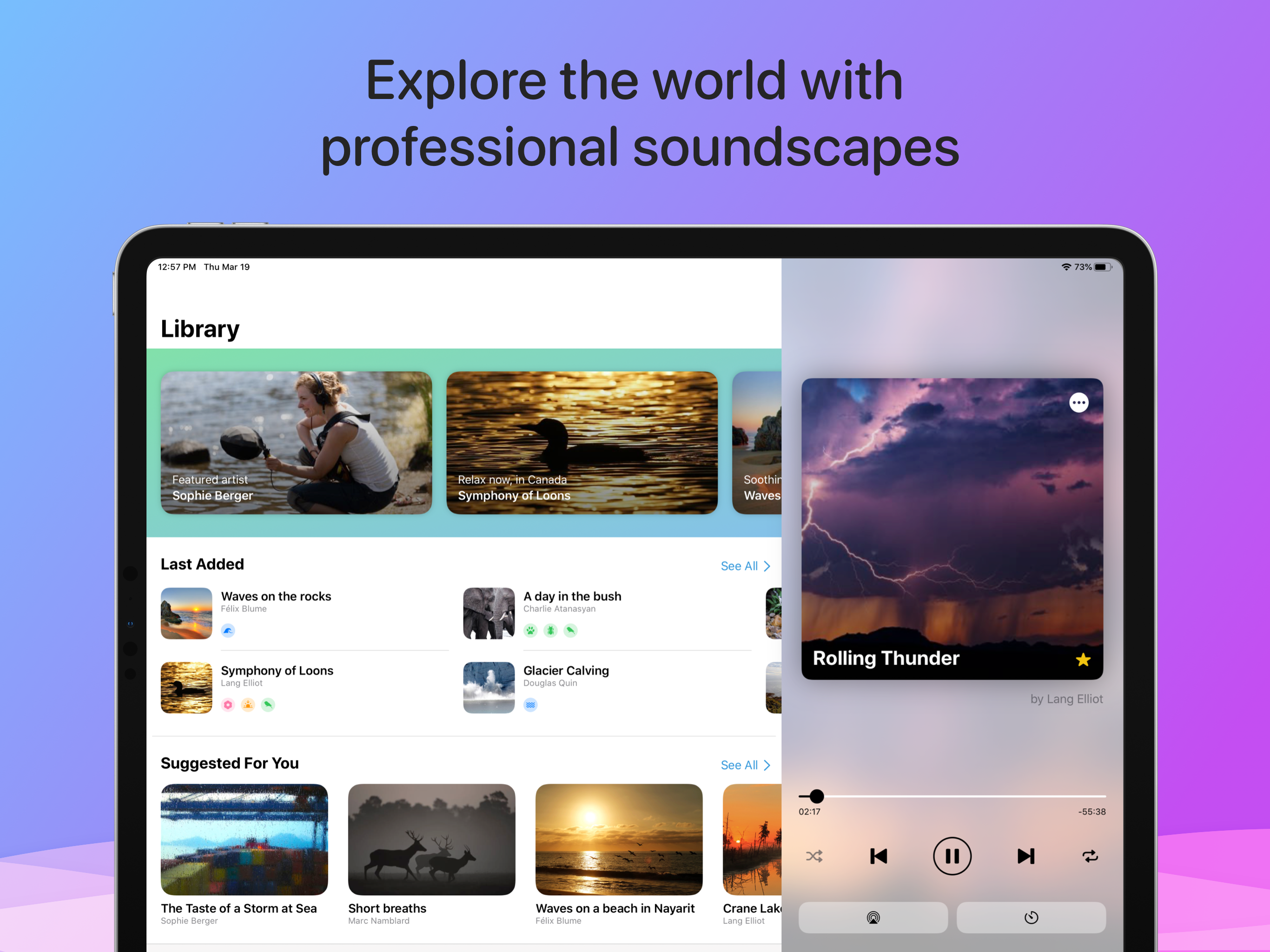 Soundscapes - Listen to nature screenshot 7