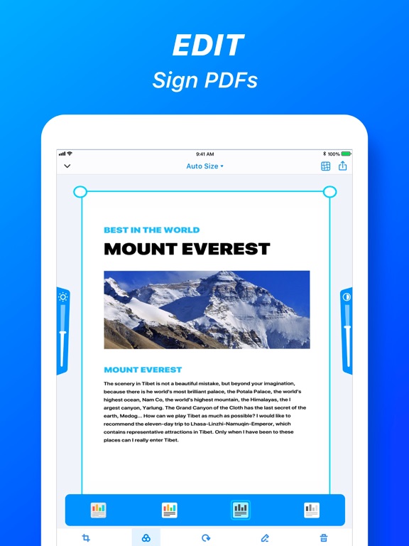 Nova Scanner-Scan PDF Document iPad screenshot 4 - Business app