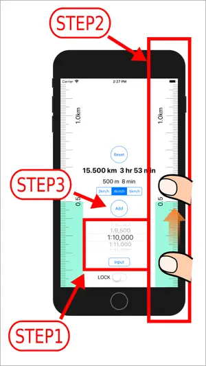 MapRuler for paper map screenshot 1