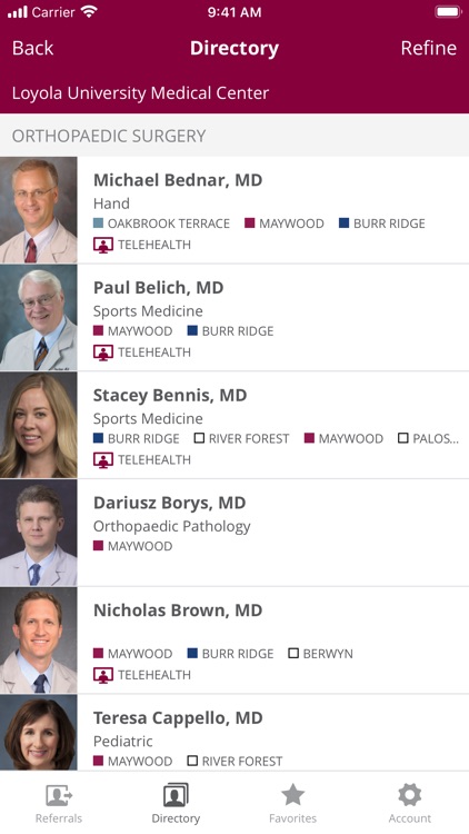 Loyola Medicine Referral App