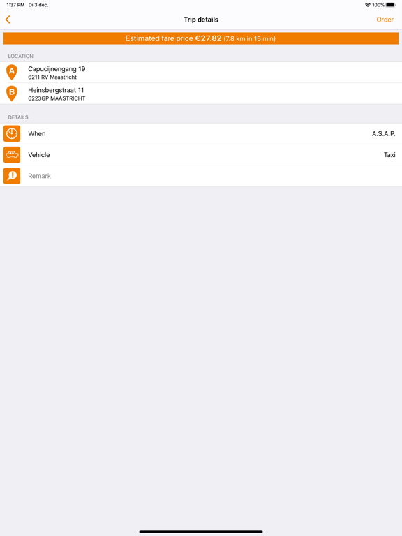 Screenshot #5 pour Taxi-App Maastricht