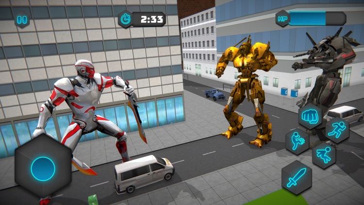 Ninja Robot Transform Mad War screenshot-6