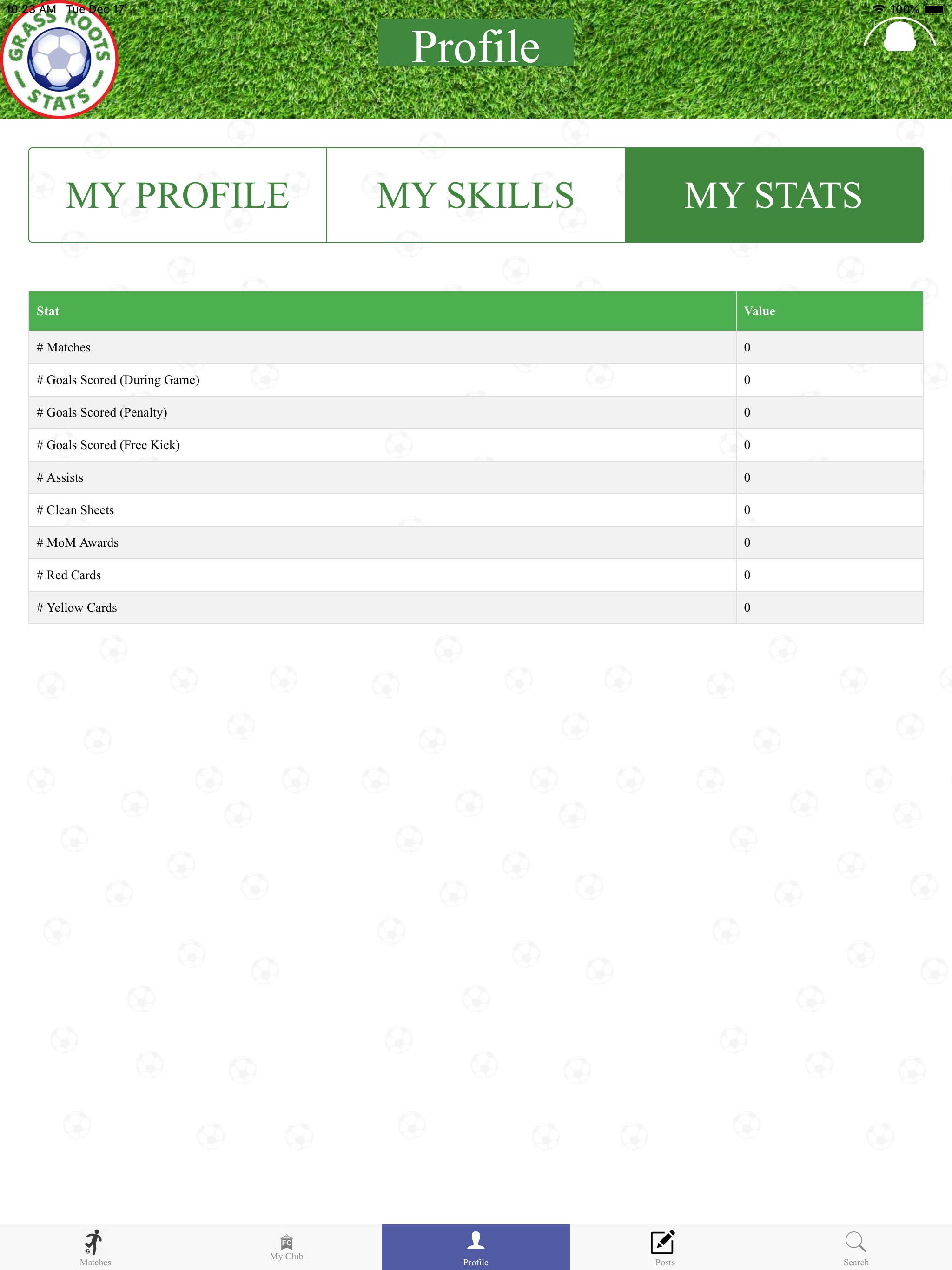 Grassroots Stats screenshot 10