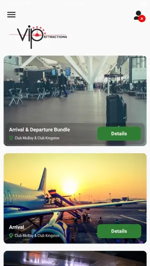 VIP Attractions Booking App screenshot 1