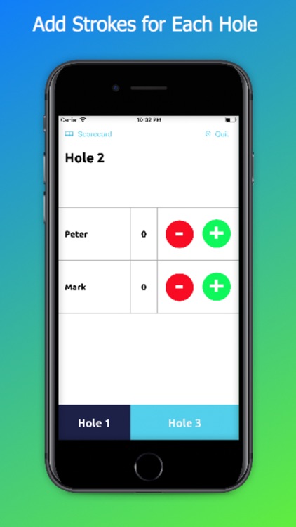 Golf Scorecard Score Keeper screenshot-3