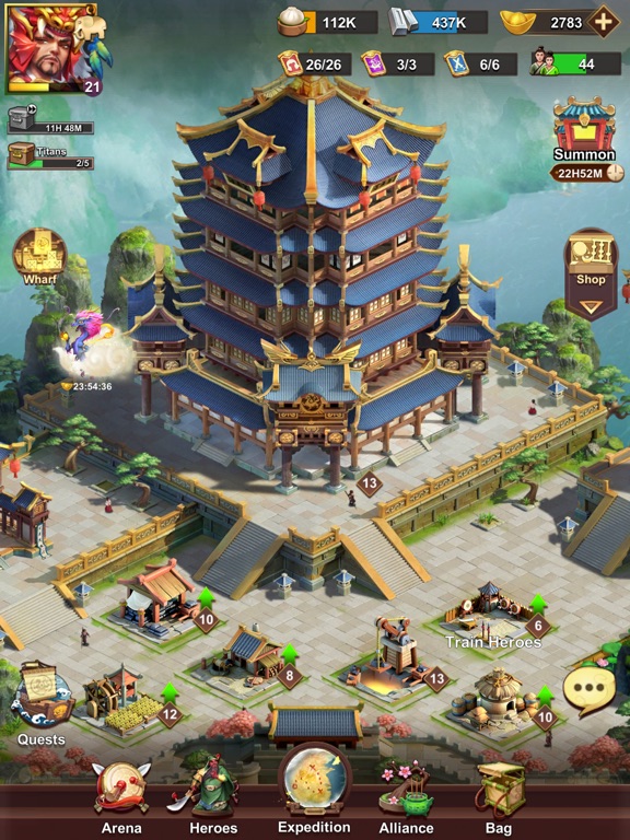 Three Kingdoms & Puzzles iPad screenshot 7 - Games app