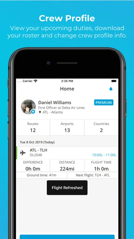RosterBuster App de Aerolíneas screenshot 5 of 7