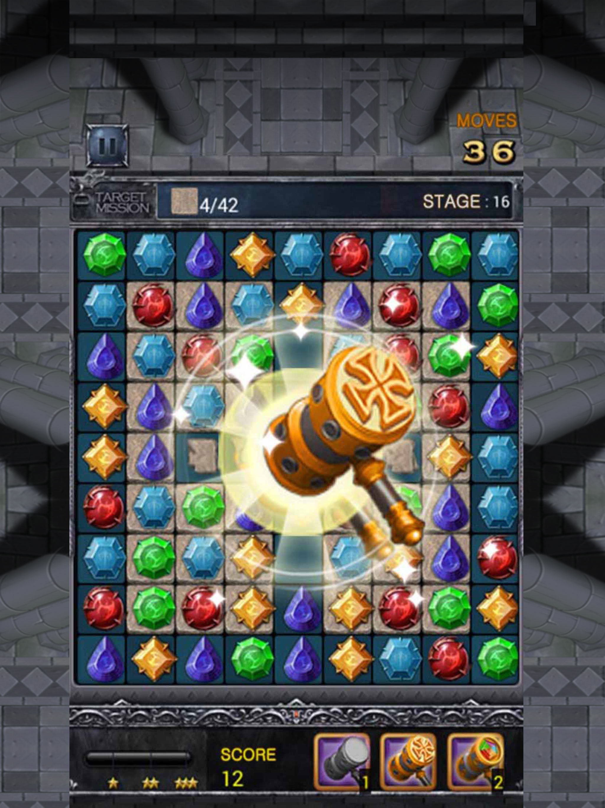 Jewels Dragon Quest - Match 3 screenshot 9
