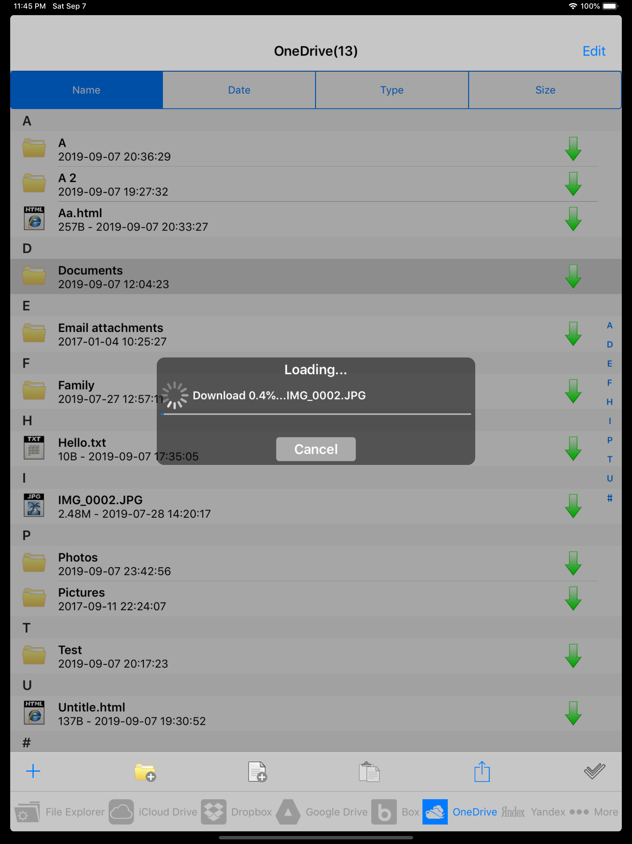 Cloud File Explorer screenshot 8