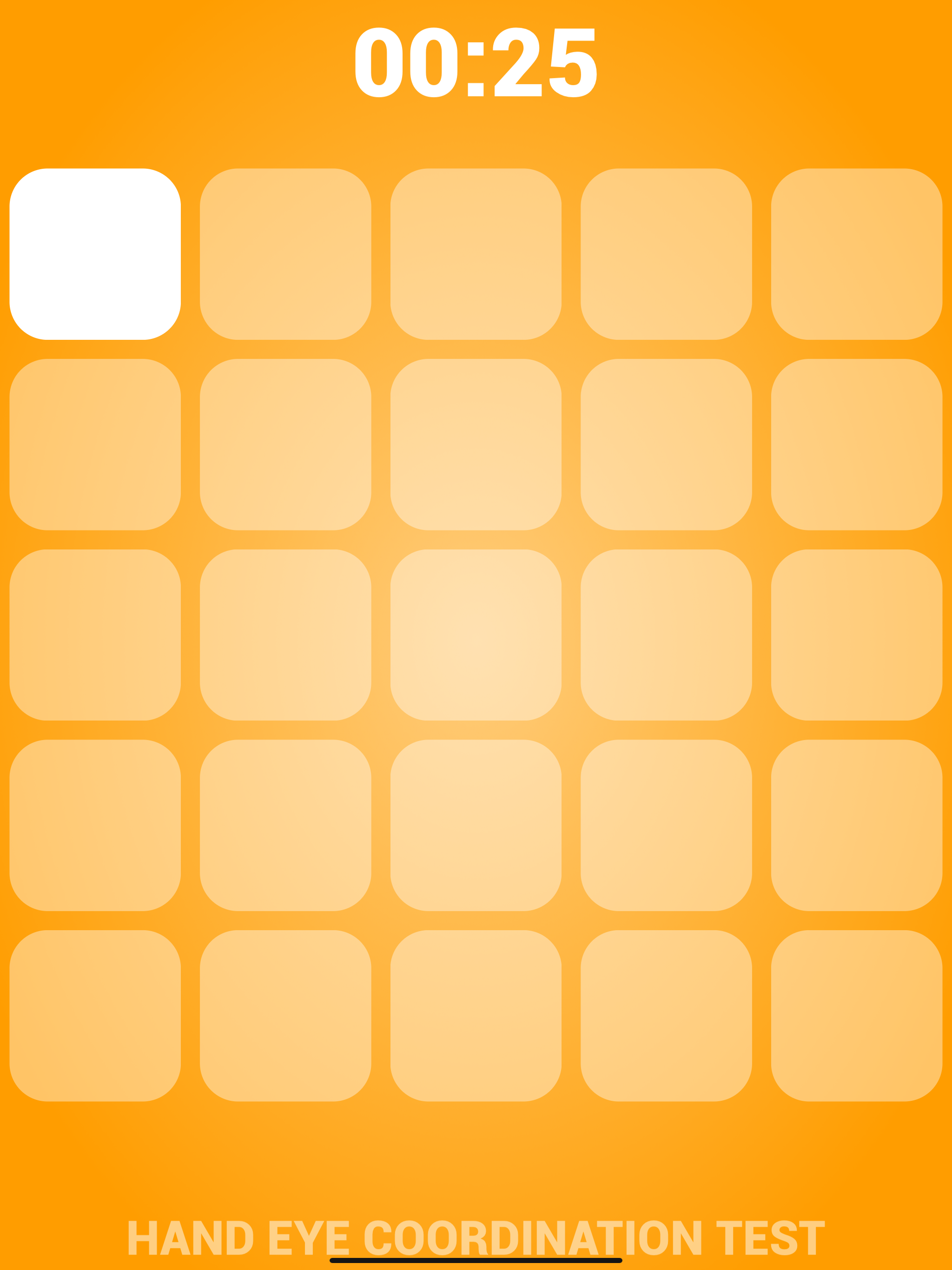 Hand Eye Coordination Test
