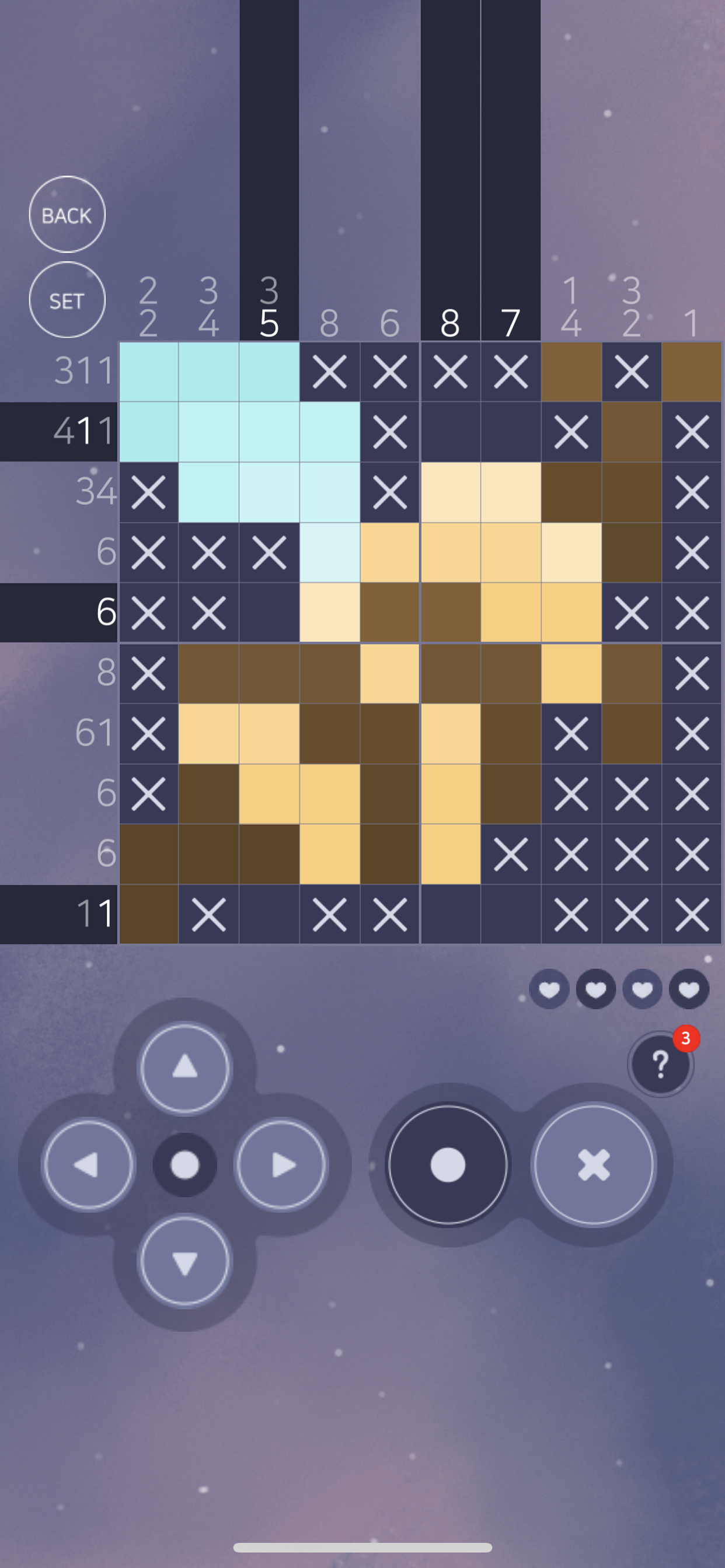 Sky Castle - nonogram