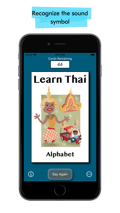 Learn Thai - Alphabet iPhone screenshot 3 - Travel app