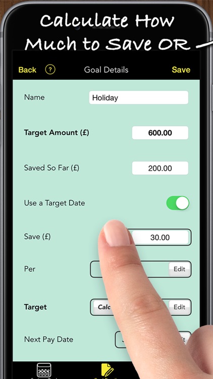Savings Goals Pro screenshot-1