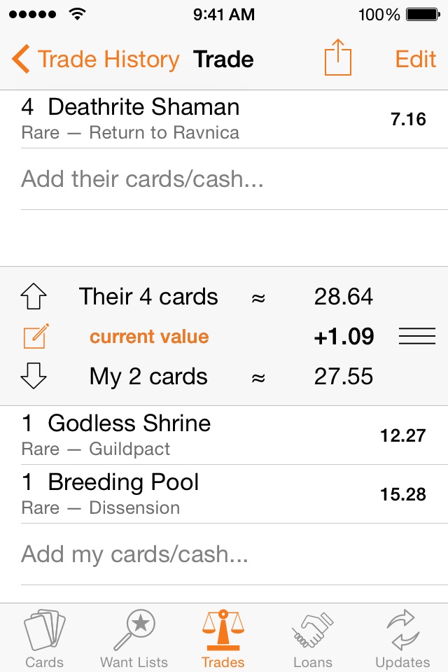 MTG Trades screenshot 4
