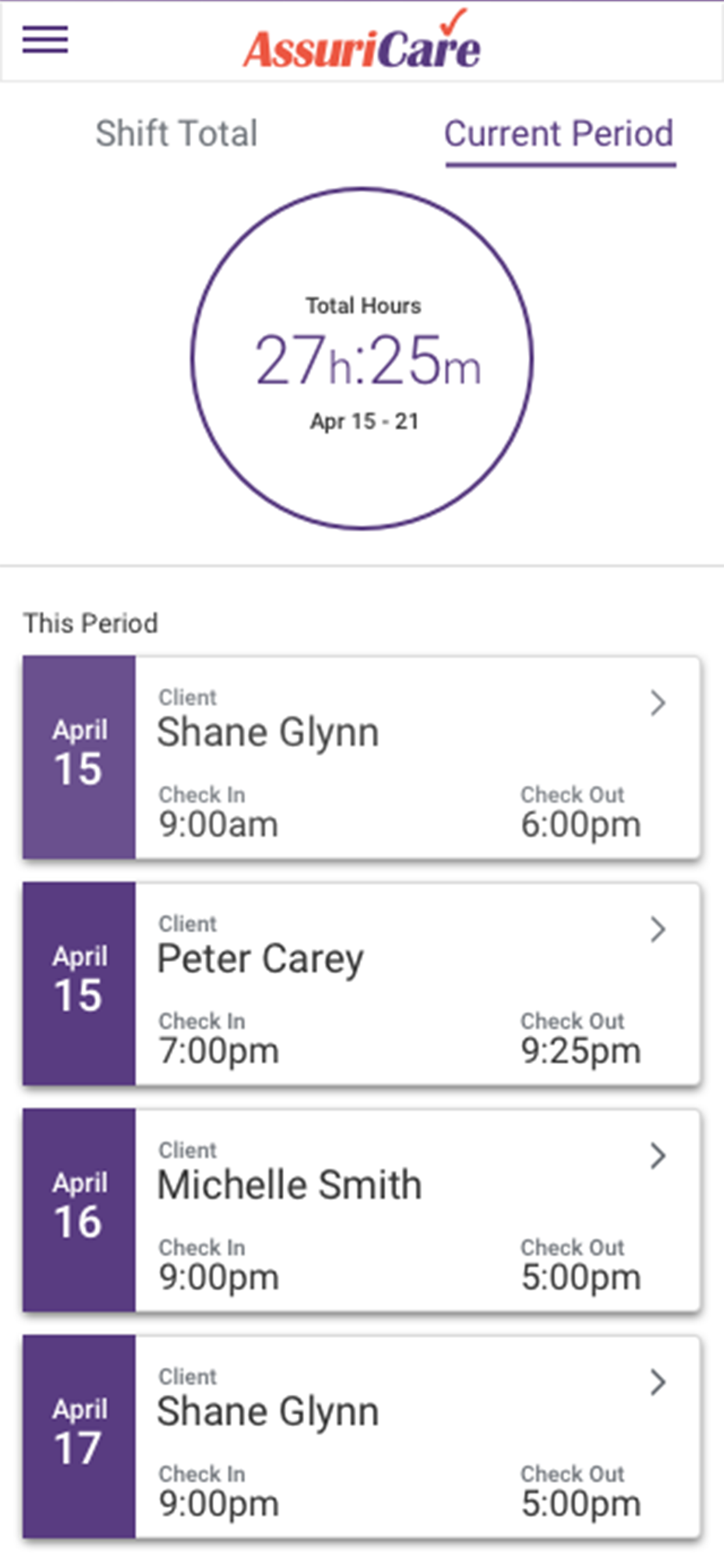 AssuriCare Caregiver screenshot 6