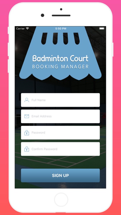 Badminton Court Booking Manage