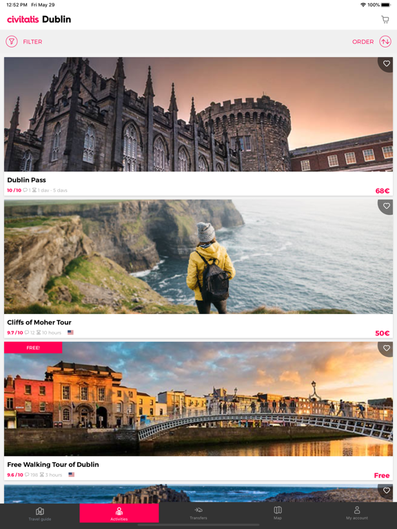 Dublin Guide Civitatis.com iPad screenshot 2 - Travel app