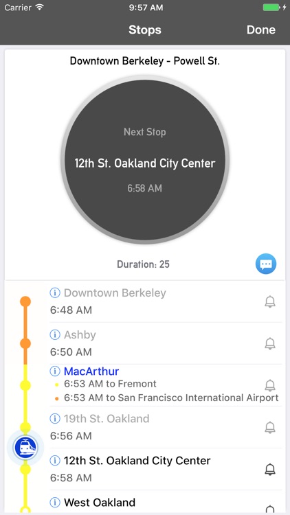 onTime : BART, Muni, Caltrain.