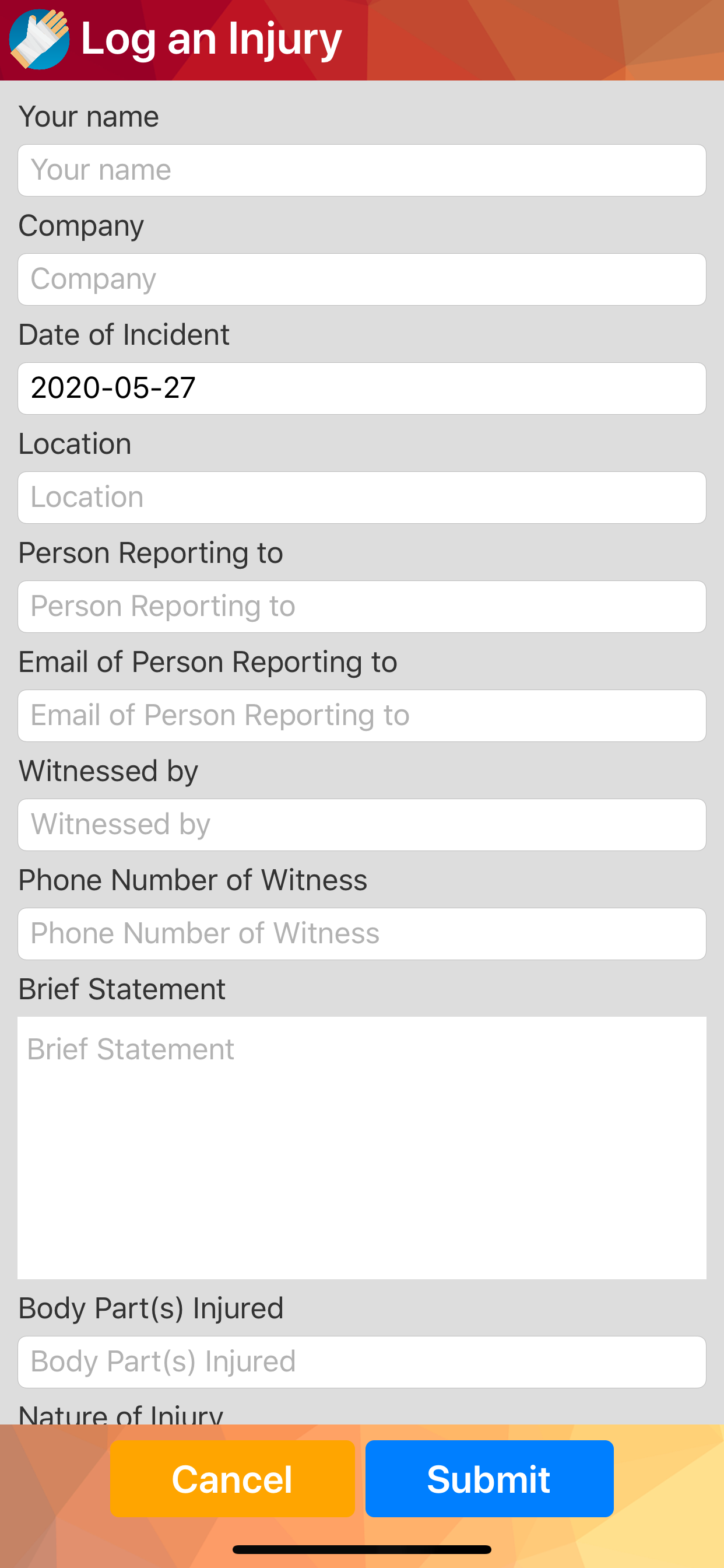 Incident Reporting