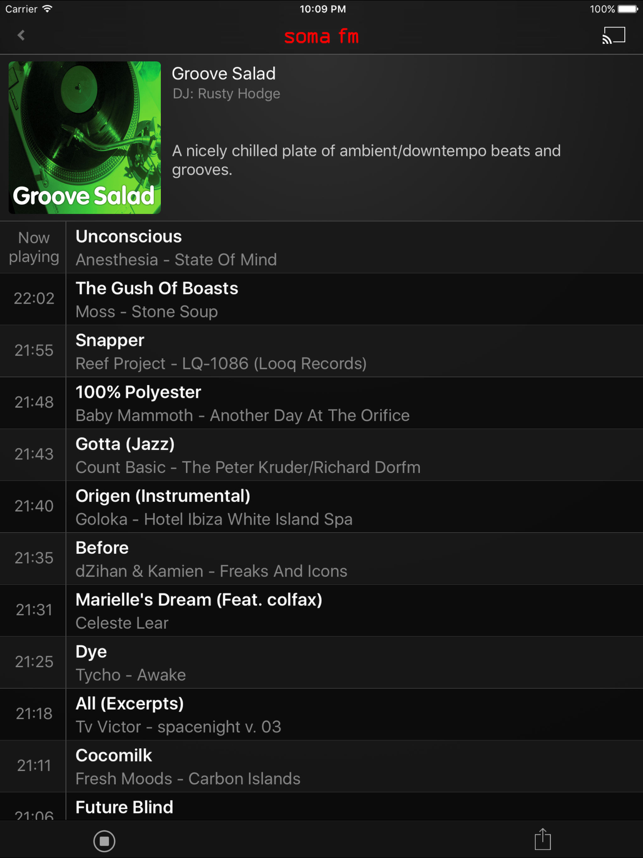 ‎SomaFM Radio Player Screenshot