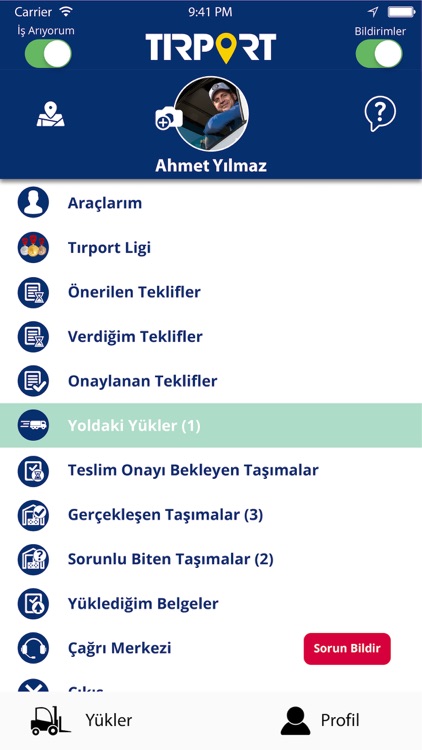 Tırport - Yük Cepte