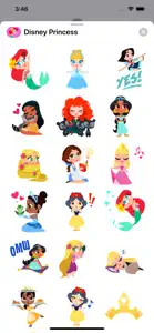 Disney Stickers: Princess screenshot #2 for iPhone