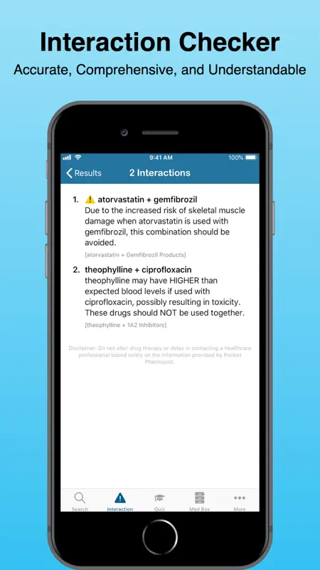 Pocket Pharmacist screenshot 4 of 7