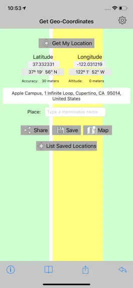 Game screenshot Get Geo-Coordinates apk