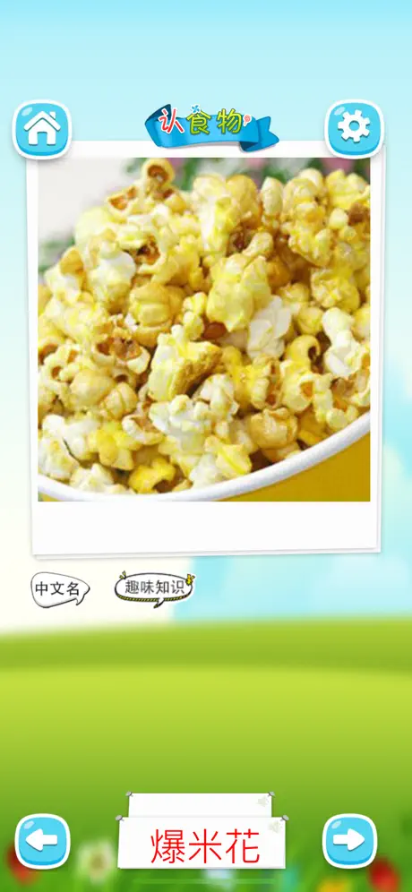 认食物 - 看图识字识物卡