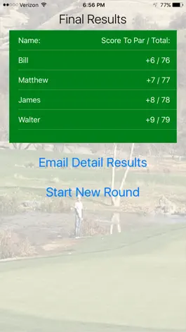 Game screenshot Scorecard Caddie hack