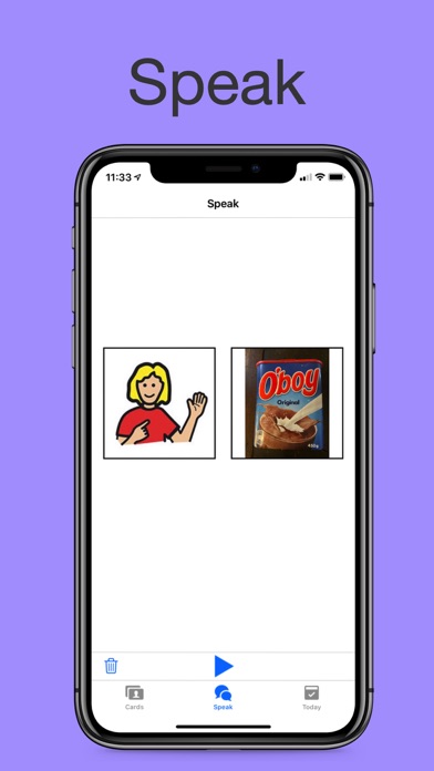 CardSpeak - An Autism App Screenshot