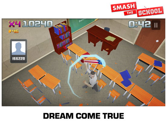 Smash the School iPad app afbeelding 1