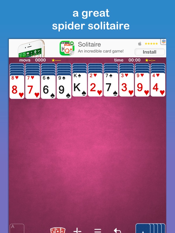 Spider Solitaire - iSpider screenshot 5