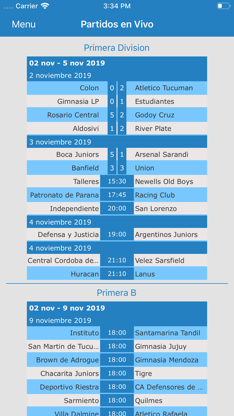 Futbol Argentino en vivo screenshot 2