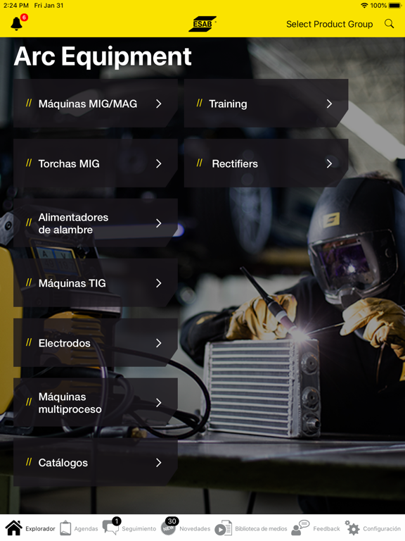 ESAB Ignite iPad screenshot 4 - Business app