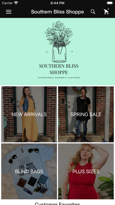 Screenshot #1 pour Southern Bliss Shoppe