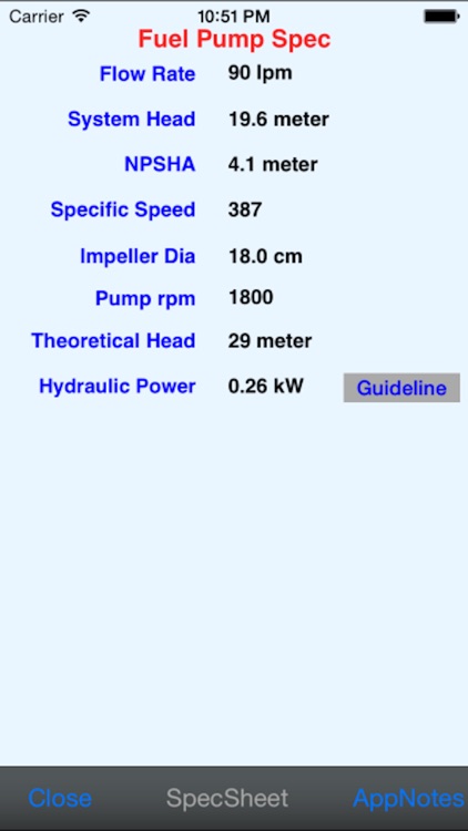 Centrifugal Pump Spec screenshot-7