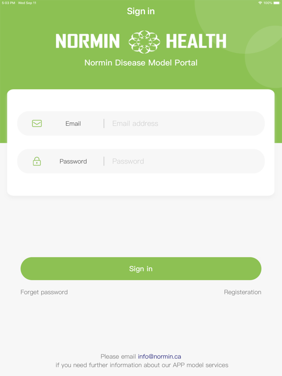 Screenshot #4 pour Normin disease model portal